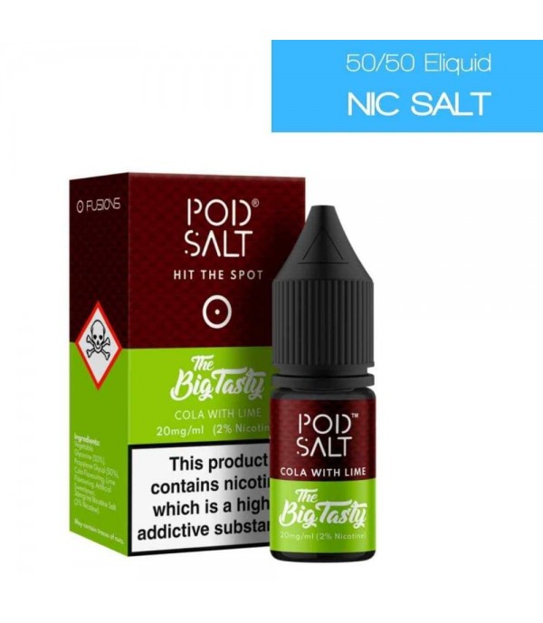 Pod Salt Fusions Big Tasty Cola and Lime