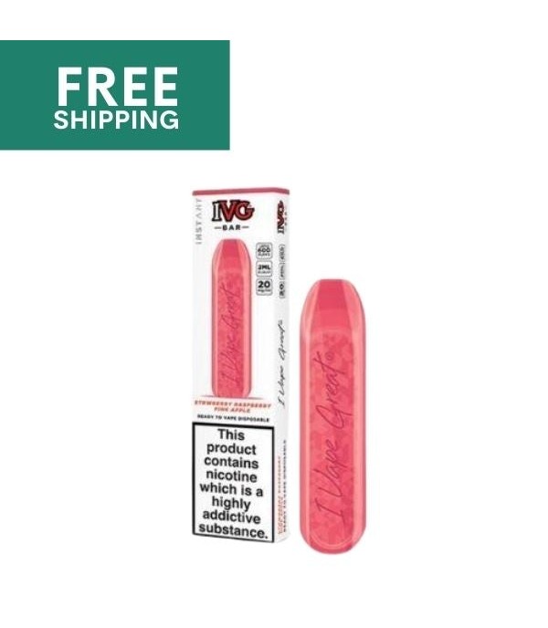 IVG Bar Strawberry Raspberry Pink Apple