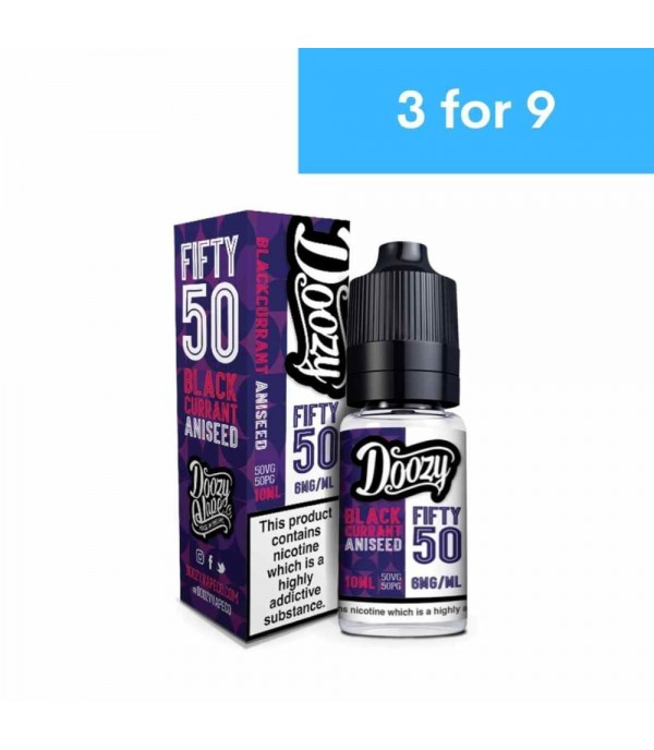 Doozy 5050 Eliquid Blackcurrant Aniseed