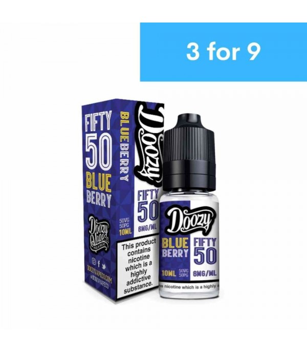 Doozy 5050 Eliquid Blueberry