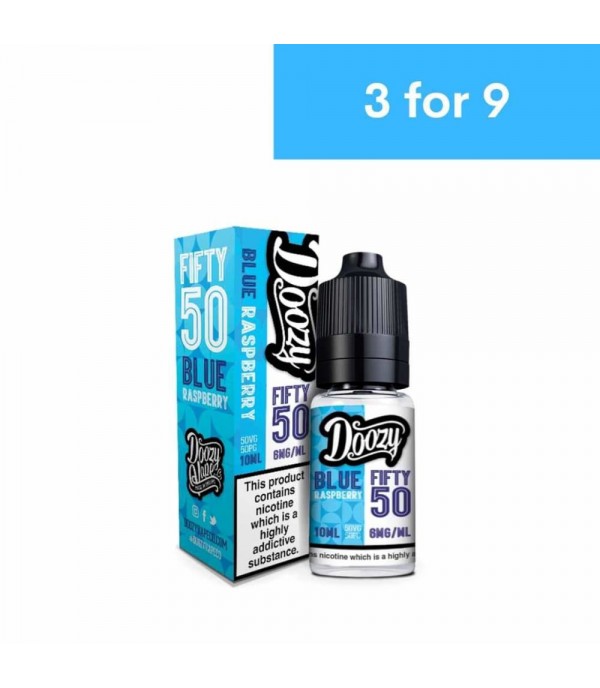 Doozy 5050 Eliquid Blue Raspberry