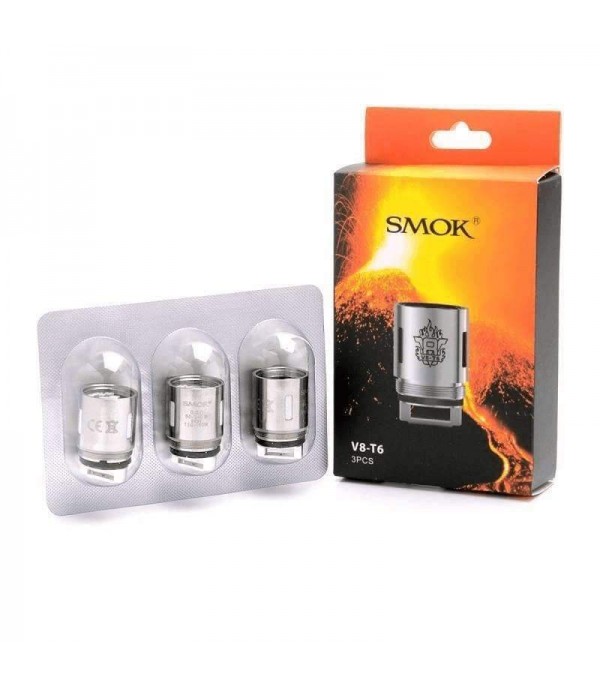 Smok TFV8 T6 Coils - Pack of 3