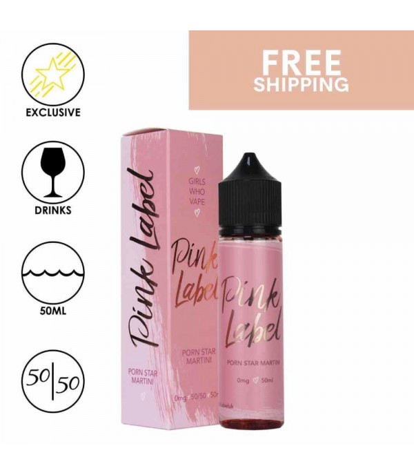 Porn Star Martini - Pink Label Eliquid 50ml