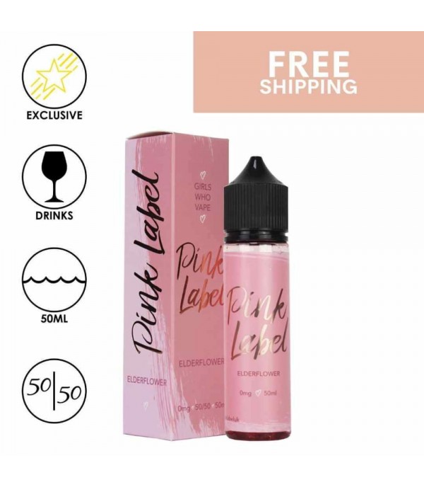 Elderflower Presse - Pink Label E-liquid 50ml