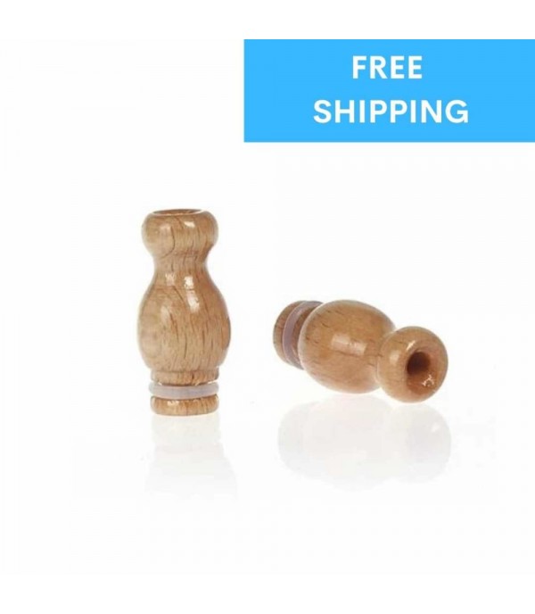 Wood Gourd Vase Style Drip Tip