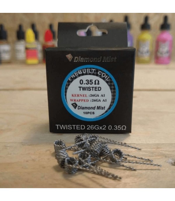 Premade Twisted Coils 0.35 Ohm - Pack of 10