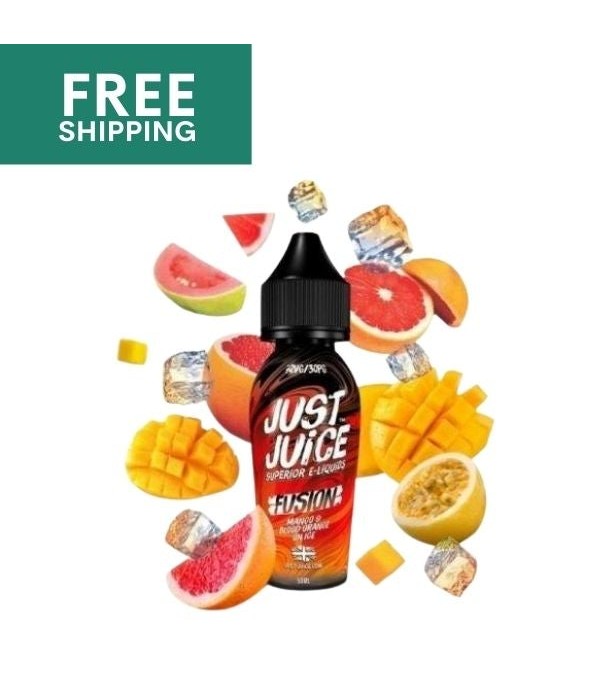Just Juice Fusion | Mango & Blood Orange on Ice