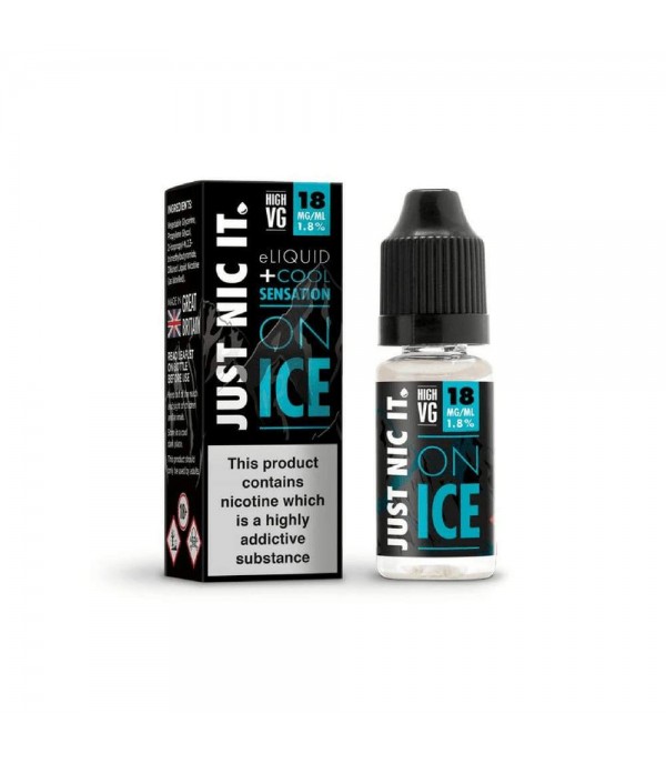 Just Nic It On Ice - 18mg High VG Nicotine Shot