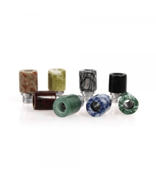 Stone & Stainless Steel Stubby Drip Tip