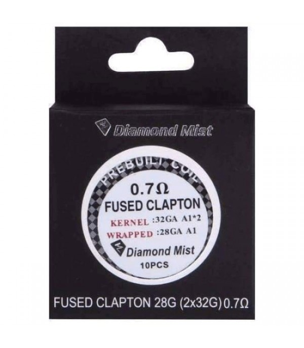 Premade Fused Clapton Coils 0.7 Ohm - Pack of 10